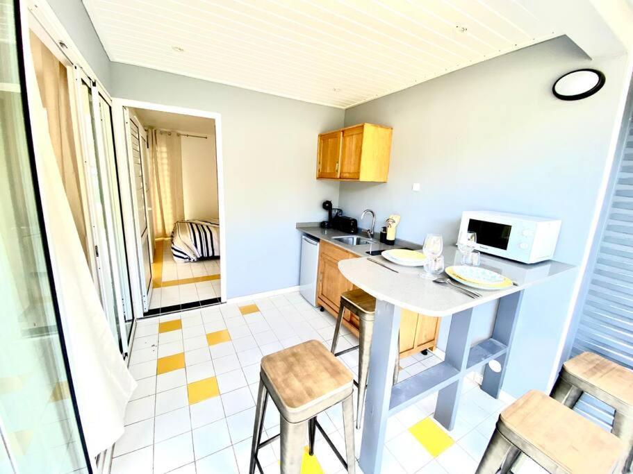 La Ruche De Maia - Blue Dream Beach - Piscine - Jardin - Plage Grand-Bourg  Exterior foto